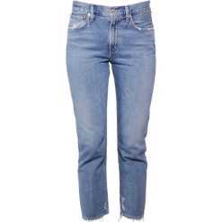 Agolde CIGARETTE LOW SLUNG Jeansy Slim Fit passenger. Niebieskie rurki damskie marki Agolde, z bawełny. Za 959,00 zł.