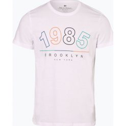 Nils Sundström - T-shirt męski, biały. Białe t-shirty męskie Nils Sundström, s, bez wzorów, retro, bez kołnierzyka. Za 49,95 zł.
