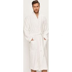 Hugo Boss - Szlafrok. Białe szlafroki męskie m, z bawełny. Za 749,90 zł.