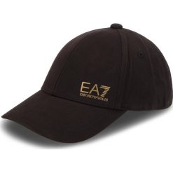 Czapka z daszkiem EA7 EMPORIO ARMANI - 275692 8A816 03420 Black/Gold. Czarne czapki damskie marki EA7 Emporio Armani, z bawełny. W wyprzedaży za 219,00 zł.