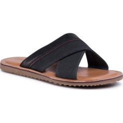 Klapki GEOX - U Artie B U02V1B 01043 C4002 Navy. Czarne klapki męskie Geox, bez wzorów, ze skóry. Za 309,00 zł.