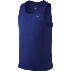 Koszulki sportowe męskie: koszulka do biegania męska NIKE DRI-FIT MILER SINGLET / 683523-455 – NIKE DRI-FIT MILER SINGLET