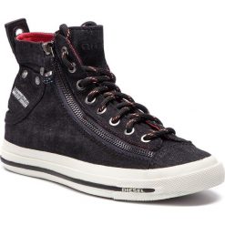 Sneakersy DIESEL - Expo-Zip W Y01751 P2088 T8168 Meteorite. Czarne półbuty damskie Diesel, z gumy. W wyprzedaży za 469,00 zł.