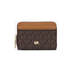 Michael Kors Mott Small Portfel Brązowy. Pomarańczowe portfele damskie Michael Kors, bez wzorów, z materiału. Za 364,95 zł.
