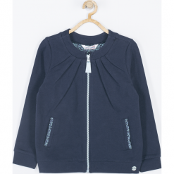 Bluza. Niebieskie bluzy dziewczęce marki FLOWER, z długim rękawem, długie. Za 75,90 zł.