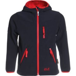 Jack Wolfskin WHIRLWIND BOYS Kurtka Softshell night blue. Niebieskie kurtki dziewczęce Jack Wolfskin, z elastanu. Za 319,00 zł.