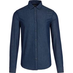 Koszula Emporio Armani 6G1C67 1D5WZ 0941. Niebieskie koszule męskie Emporio Armani, m, bez wzorów, z bawełny, casualowe, bez kołnierzyka, bez rękawów. W wyprzedaży za 339,00 zł.