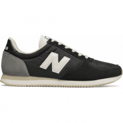 New Balance U220FE. Czarne buty sportowe damskie marki New Balance, bez wzorów, ze skóry, klasyczne. Za 299,99 zł.