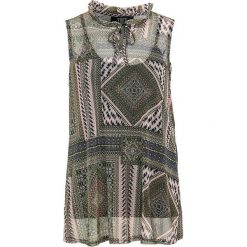 Zoey Bluzka bez rękawów Iris khaki we wzory female zielony/ze wzorem L (50/52). Zielone bluzki damskie Zoey, xs, bez wzorów, z materiału, z falbankami. W wyprzedaży za 139,00 zł.