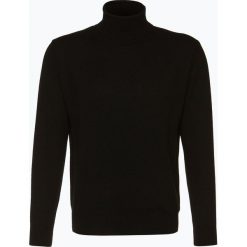 Andrew James - Sweter męski z czystego kaszmiru, czarny. Czarne swetry męskie marki Andrew James, xl, bez wzorów, z kaszmiru, z golfem, bez kaptura. Za 599,95 zł.