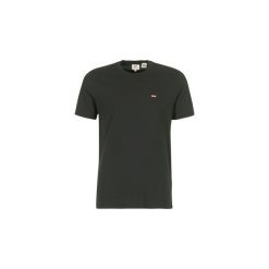 T-shirty z krótkim rękawem Levis SS ORIGINAL HM TEE. Czarne t-shirty męskie Levi's®, s, bez wzorów, bez kołnierzyka, krótkie. Za 109,00 zł.