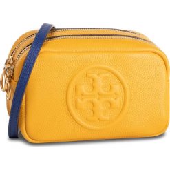 Torebka TORY BURCH - Perry Bombe Mini Bag 55691 Daylily 707. Żółte listonoszki damskie Tory Burch, na co dzień, bez wzorów, ze skóry, eleganckie, bez dodatków. W wyprzedaży za 879,00 zł.