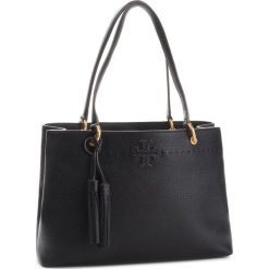 Torebka TORY BURCH - M.Triple-Compartment Tote 49194 Black 001. Czarne torebki klasyczne damskie Tory Burch, z aplikacjami, ze skóry, klasyczne, zdobione, bez dodatków. Za 2099,00 zł.
