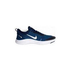 Buty Nike FLEX EXPERIENCE RN 8. Niebieskie trampki męskie Nike, bez wzorów, bez zapięcia. Za 294,29 zł.