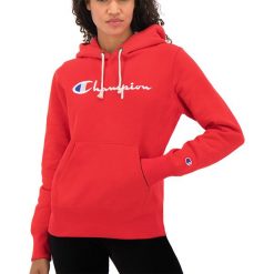 CHAMPION HOODY WMNS REVERSE WEAVE > 111555-RS017. Bluzy damskie Champion, xl, z haftami, z bawełny, bez rękawów. Za 419,99 zł.