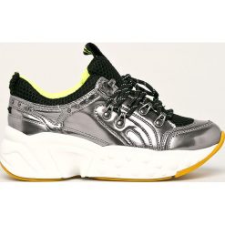 Dkny - Buty. Czarne buty sportowe damskie DKNY, bez wzorów, z gumy, sportowe. W wyprzedaży za 449,90 zł.