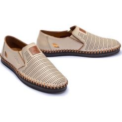 RIEKER B2985-60 beige, półbuty/mokasyny męskie. Brązowe mokasyny męskie Rieker. Za 269,90 zł.