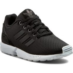 Buty adidas - Zx Flux C S76295 Cblack/Cblack/Ftwwht. Czarne półbuty dziewczęce Adidas, z paskami. W wyprzedaży za 129,00 zł.