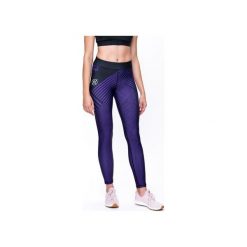 Legginsy PURPLE MAZE. Fioletowe legginsy sportowe damskie Avantura, s, bez wzorów, ze skóry. Za 128,00 zł.