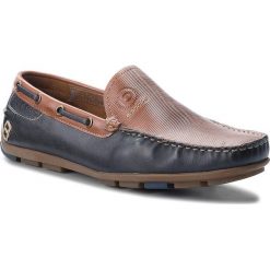 Mokasyny BUGATTI - 311-26261-1010-6341 Cognac/Dark Blue. Niebieskie mokasyny męskie Bugatti, z materiału. W wyprzedaży za 249,00 zł.
