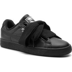 Sneakersy PUMA - Basket Heart Bio Hack Wn's 369223 03 Puma Black/Puma Silver. Czarne półbuty damskie Puma, ze skóry. W wyprzedaży za 279,99 zł.