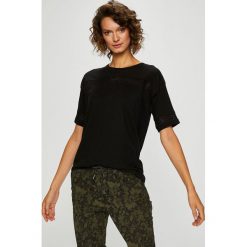 Medicine - Top. Czarne topy damskie marki MEDICINE, s, z bawełny, z okrągłym kołnierzem. W wyprzedaży za 29,90 zł.