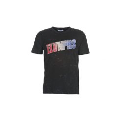 T-shirty z krótkim rękawem Eleven Paris LOBRAR. Czarne t-shirty męskie Eleven Paris, m, bez wzorów, bez kołnierzyka, krótkie. W wyprzedaży za 167,20 zł.