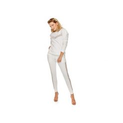 Bluza Ooh la la koronka. Białe bluzy damskie Ooh la la, w koronkowe wzory, z bawełny, bez rękawów, bez kaptura. Za 149,00 zł.