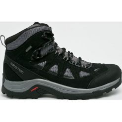Salomon - Buty Authentic Ltr GTX. Czarne buty trekkingowe męskie Salomon, z gore-texu, na sznurówki, outdoorowe, gore-tex. W wyprzedaży za 499,90 zł.