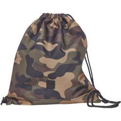 Urban Classics Gym Bag Torba treningowa kamuflaż. Szare plecaki męskie marki Urban Classics, bez wzorów. Za 42,90 zł.