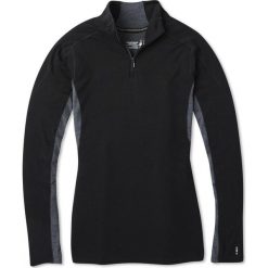 SMARTWOOL Bluza W Merino Sport 250 Ls 1/4 Zip Black S. Czarne bluzy sportowe damskie Smartwool, s, bez wzorów, z wełny, bez rękawów, bez kaptura. W wyprzedaży za 279,00 zł.