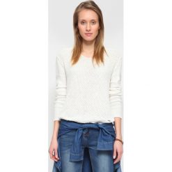 SWETER DŁUGI RĘKAW DAMSKI LUŹNY, W SEREK. Szare bez kategorii marki Top Secret. Za 39,99 zł.