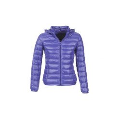 Kurtki pikowane Benetton MALA. Niebieskie kurtki damskie Benetton, bez wzorów, bez kaptura. W wyprzedaży za 244,30 zł.