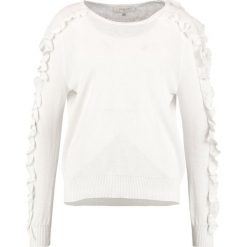 Swetry klasyczne damskie: Selected Femme SFREINA FRILL O NECK Sweter snow white
