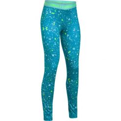 Spodnie dresowe damskie: Under Armour Spodnie damskie HG Printed Legging niebieskie r. XS (1271028-929)