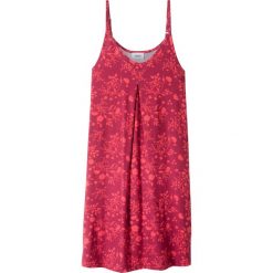 Sukienka shirtowa z nadrukiem bonprix czerwony wiśniowy - koralowy z nadrukiem. Czerwone sukienki dziewczęce bonprix, na lato, z nadrukiem, z długim rękawem, długie, maxi. Za 34,99 zł.