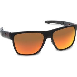 Okulary przeciwsłoneczne OAKLEY - Crossrange XL OO9360-1258 Matte Black/Prizm Ruby. Czarne okulary przeciwsłoneczne męskie wayfarery Oakley, z tworzywa sztucznego. W wyprzedaży za 579,00 zł.