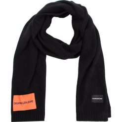 Szal CALVIN KLEIN JEANS - J Patches Scarf W K40K400771 016. Czarne szaliki damskie Calvin Klein Jeans, z jeansu. Za 299,00 zł.