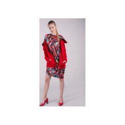 Bluza damska na zamek Summer-Me-Czerwona+wzór. Niebieskie bluzy damskie 3 for u, na lato, s, bez wzorów, z elastanu, bez rękawów, bez kaptura. Za 219,00 zł.