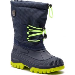 Śniegowce CMP - Kids Ahto Wp 3Q49574J B.Blue N950. Niebieskie śniegowce chłopięce marki CMP, bez zapięcia. W wyprzedaży za 179,00 zł.