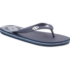 Japonki DC - Spray 303272 Navy/Blue/White. Niebieskie klapki męskie DC, bez wzorów, z tworzywa sztucznego. Za 69,00 zł.