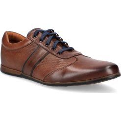Buty Brązowe Forden. Pomarańczowe buty sportowe męskie LANCERTO, z bawełny, bez zapięcia. W wyprzedaży za 299,90 zł.