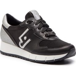 Sneakersy LIU JO - Gigi 02 B19019 PX028 Black 22222. Czarne półbuty damskie marki Liu Jo, bez wzorów, ze skóry, bez obcasa, na płaskiej podeszwie, bez zapięcia. Za 689,00 zł.