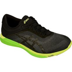 Czarne Buty biegowe Asics fuzeX Rush M T718N-9790. Czarne buty sportowe męskie Asics, z gumy, bez zapięcia, do biegania, asics fuzex. W wyprzedaży za 429,00 zł.