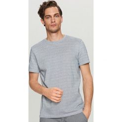 T-shirty męskie: T-shirt z mikrowzorem – Turkusowy