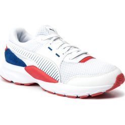 Buty PUMA - Future Runner Premium 369502 07 Puma White/Galaxy Blue/Red. Białe buty sportowe męskie Puma, ze skóry ekologicznej, bez zapięcia, do biegania. W wyprzedaży za 199,99 zł.