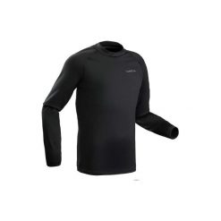 Koszulka narciarska FRESHWARM męska. Czarne koszulki męskie WED'ZE, xs, bez wzorów, z elastanu, bez kołnierzyka, bez rękawów. Za 59,99 zł.