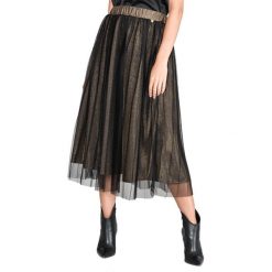 TWINSET Spódnica Czarny Złoty. Żółte spódniczki damskie Twinset, s, bez wzorów, z poliesteru. Za 774,95 zł.