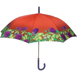 Parasole: Parasol „Flower” w kolorze pomarańczowym ze wzorem