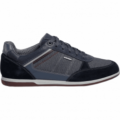 Geox Męskie tenisówki U Renan Navy U824GB-02211-C4064 (Rozmiar 41). Niebieskie trampki męskie Geox, bez wzorów, bez zapięcia. W wyprzedaży za 321,00 zł.
